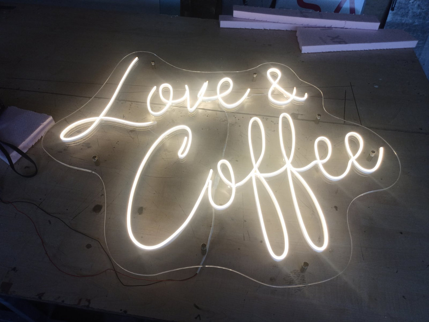 Love & Coffee Sign