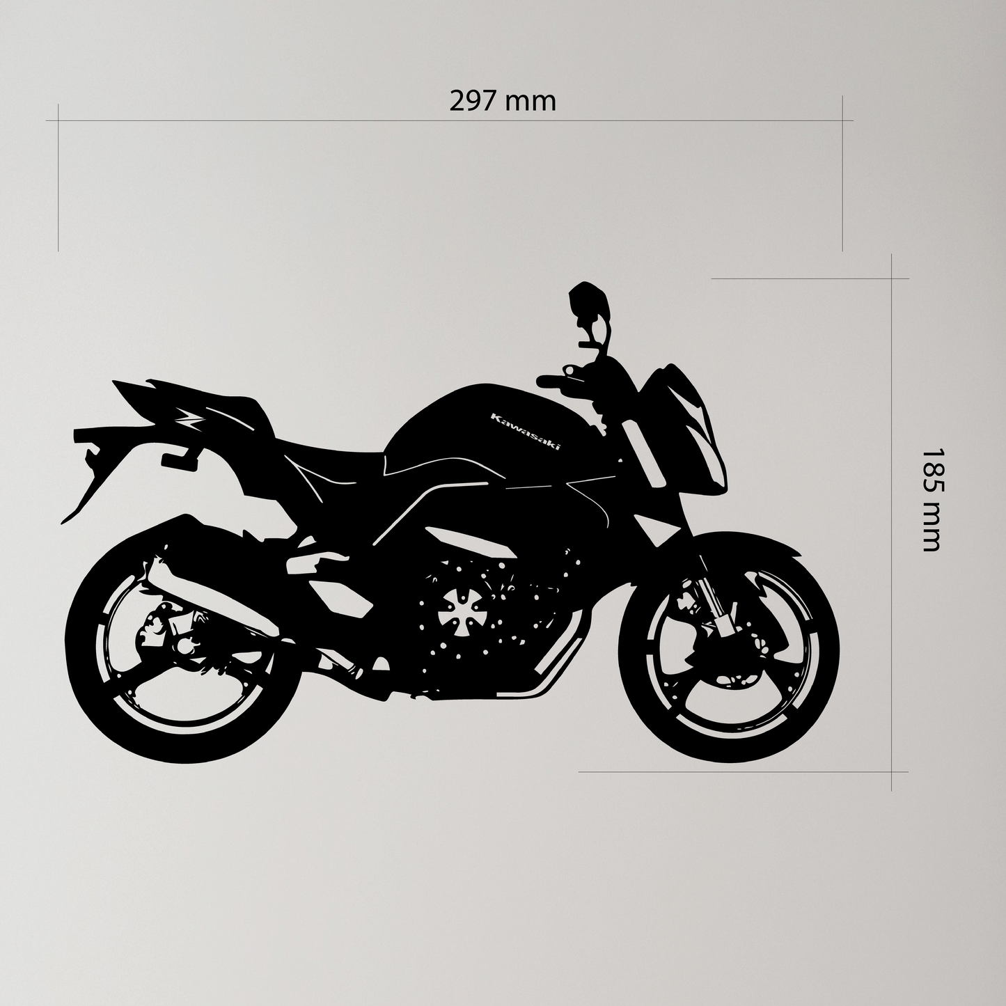 This Bike Wall Art piece captures the essence of speed and style – perfect for motorcycle enthusiasts and lovers of minimalist design. Acrylic glass decor - Vibewall