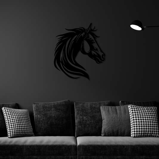 This Horse Head Wall Art captures the grace and strength of one of nature’s most majestic animals. Acrylic glass decor - Vibewall