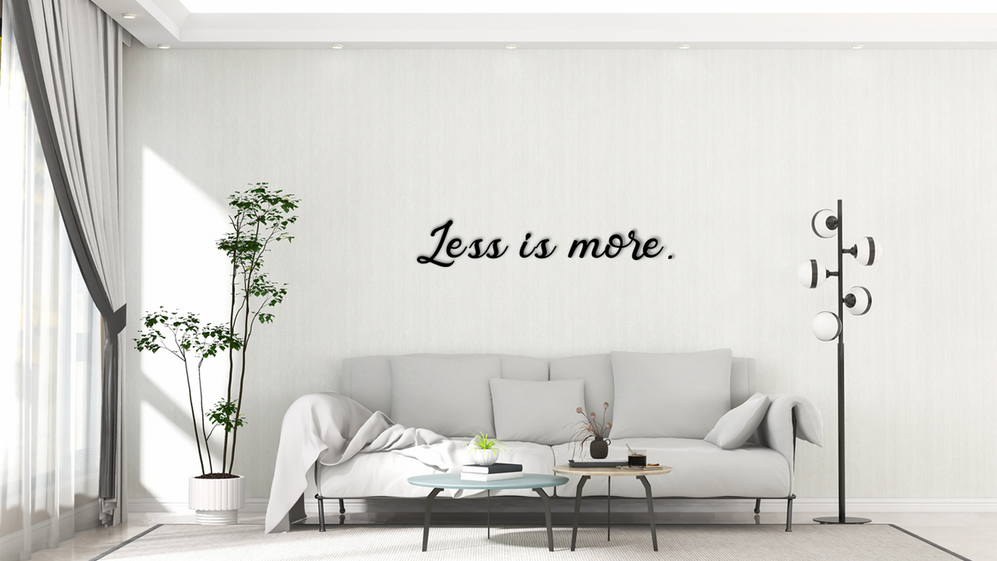 Less is more wall decor designed for lovers of minimalism, this statement piece effortlessly enhances any room. Acrylic glass decor - Vibewall