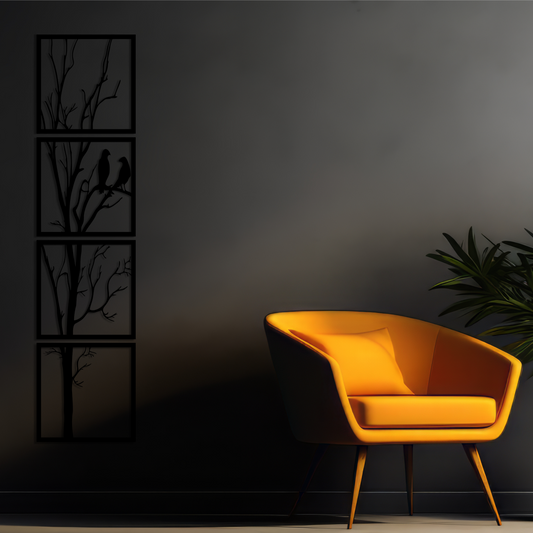 Tree & Birds Wall Art is bringing the beauty of nature indoors. Acrylic glass decor - Vibewall