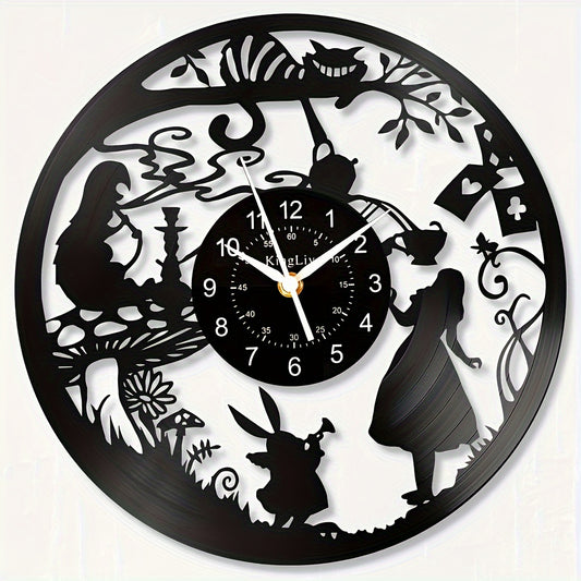 Magic Girl Dream Cute Vinyl Record Wall Clock Furniture Decoration Wall Decoration Wall Art Wall Clock