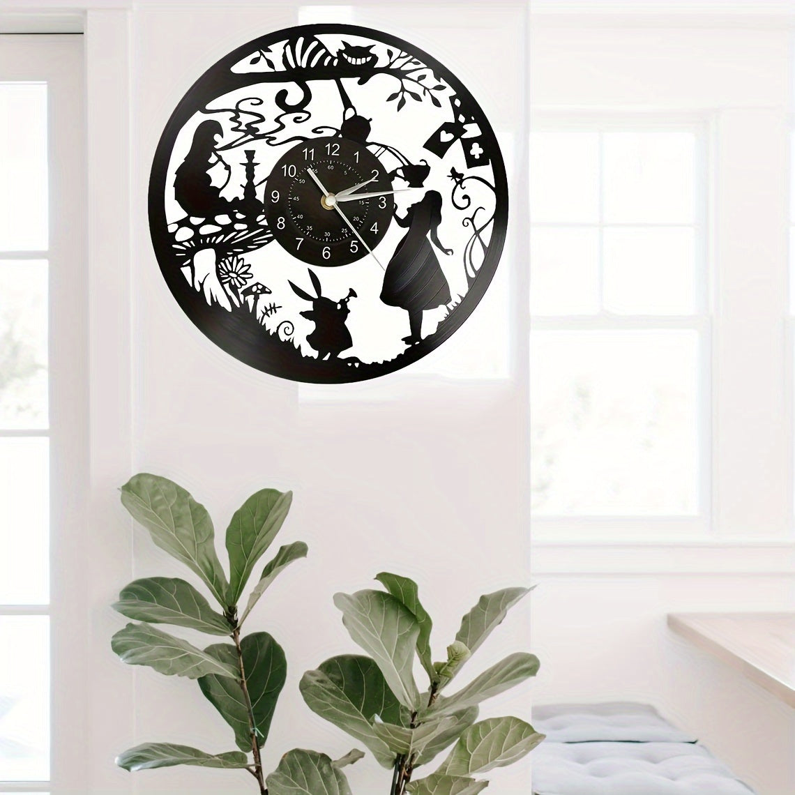 Magic Girl Dream Cute Vinyl Record Wall Clock Furniture Decoration Wall Decoration Wall Art Wall Clock