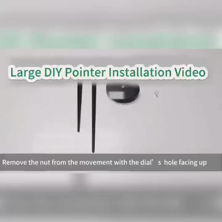 [Silent Wall Clock Kit] Modern Giant Silent Wall Clock Kit - Large Frameless Wall Clock for Home Office, Living Room, Kitchen, Bedroom Decoration