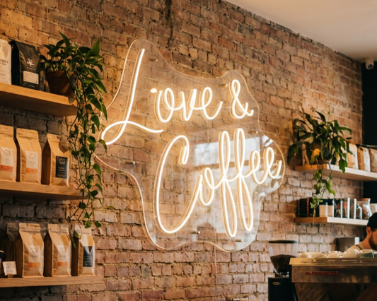 Love & Coffee Sign
