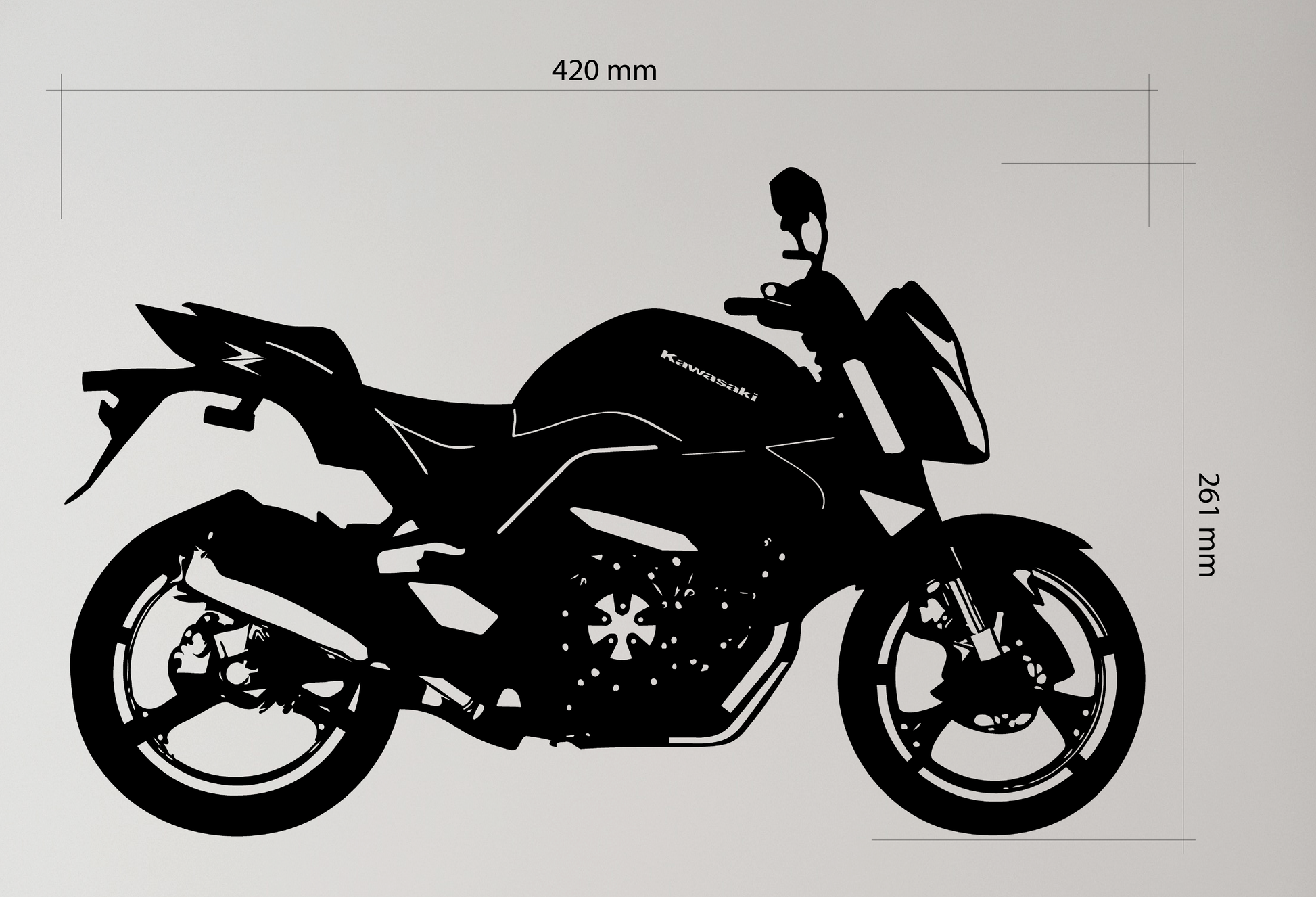 This Bike Wall Art piece captures the essence of speed and style – perfect for motorcycle enthusiasts and lovers of minimalist design. Acrylic glass decor - Vibewall