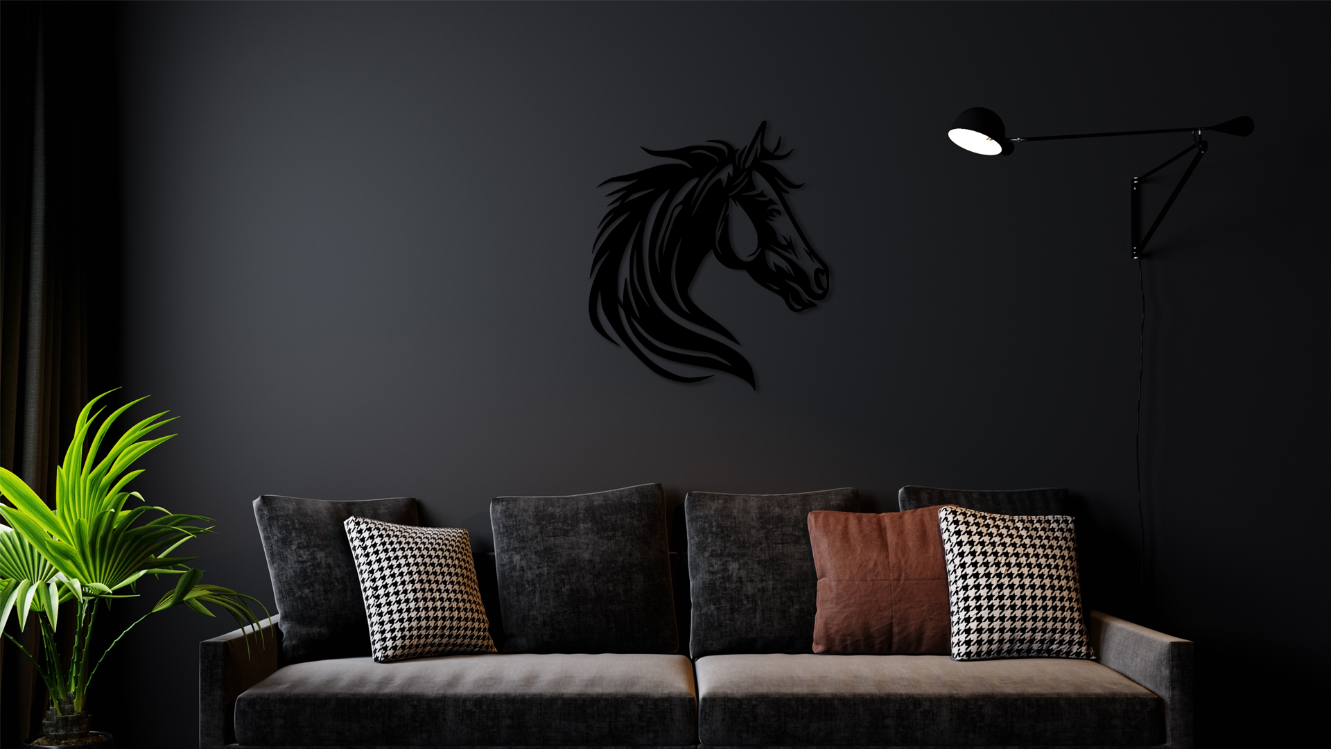 This Horse Head Wall Art captures the grace and strength of one of nature’s most majestic animals.  Acrylic glass decor - Vibewall