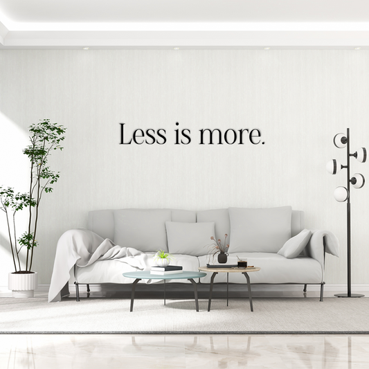 Less is more wall decor designed for lovers of minimalism, this statement piece effortlessly enhances any room. Acrylic glass decor - Vibewall