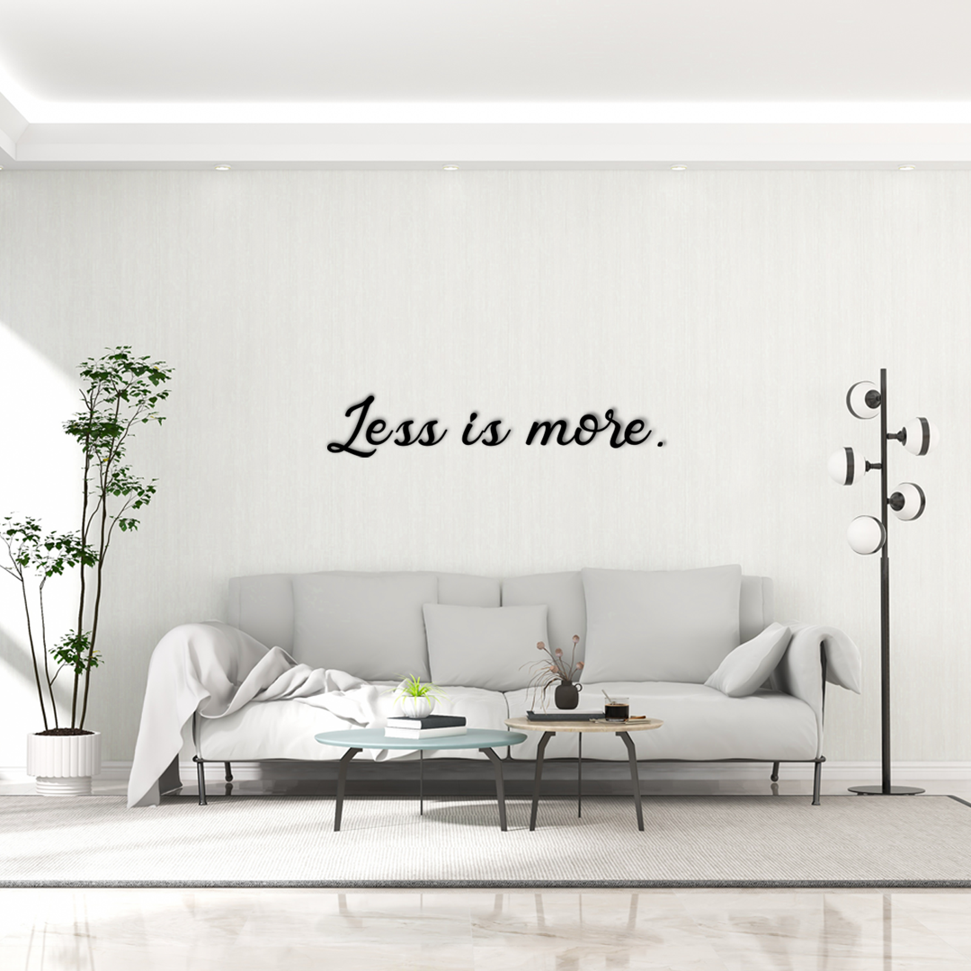 Less is more wall decor designed for lovers of minimalism, this statement piece effortlessly enhances any room. Acrylic glass decor - Vibewall