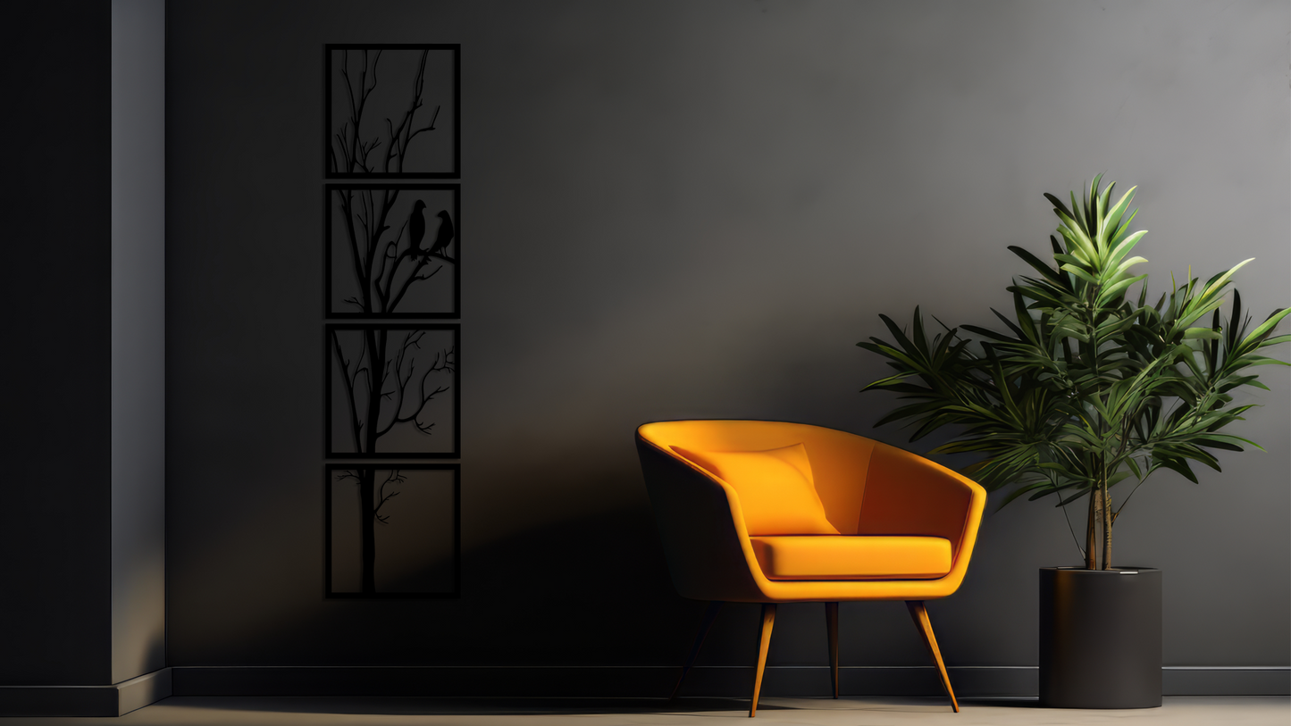 Tree & Birds Wall Art is bringing the beauty of nature indoors. Acrylic glass decor - Vibewall