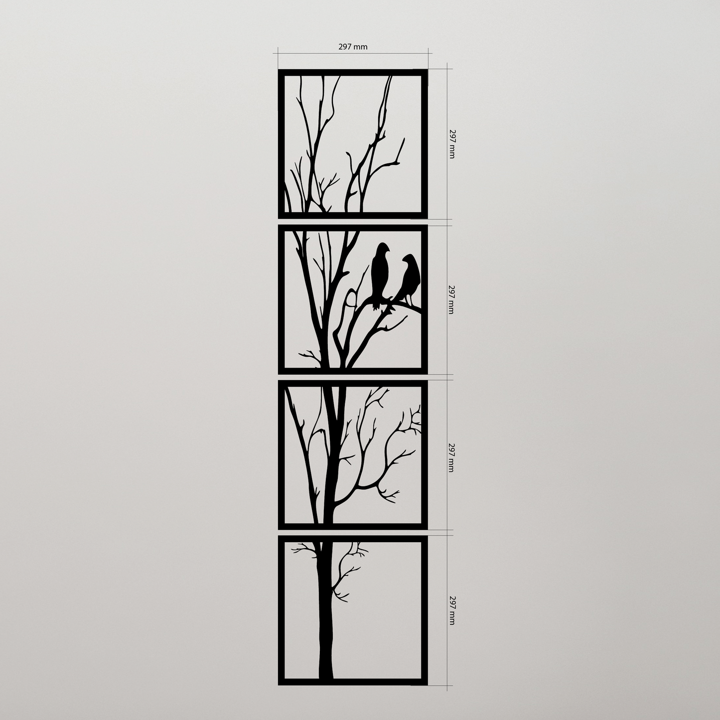 Tree & Birds Wall Art is bringing the beauty of nature indoors. Acrylic glass decor - Vibewall