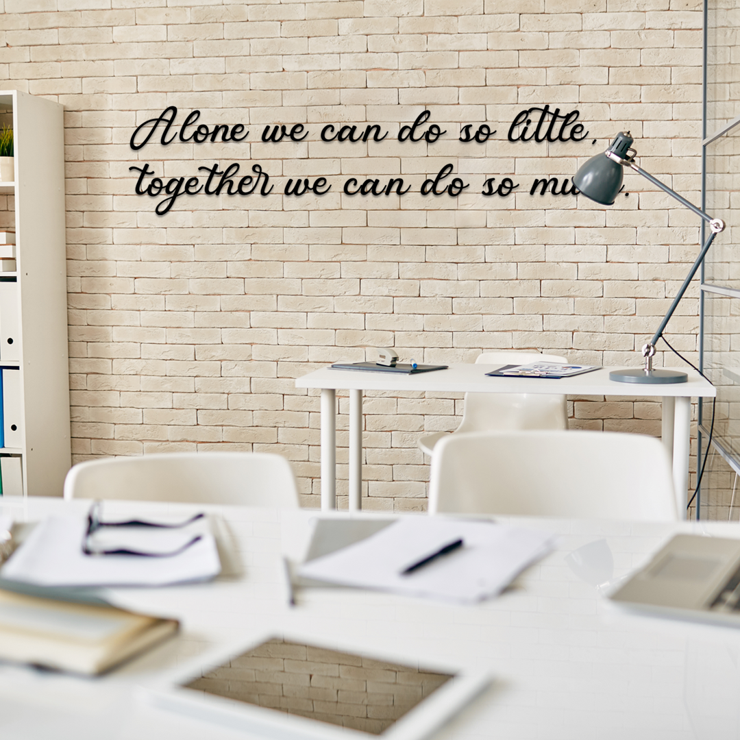 Office - with a brickwall - Acrylic wall decor - Vibewall