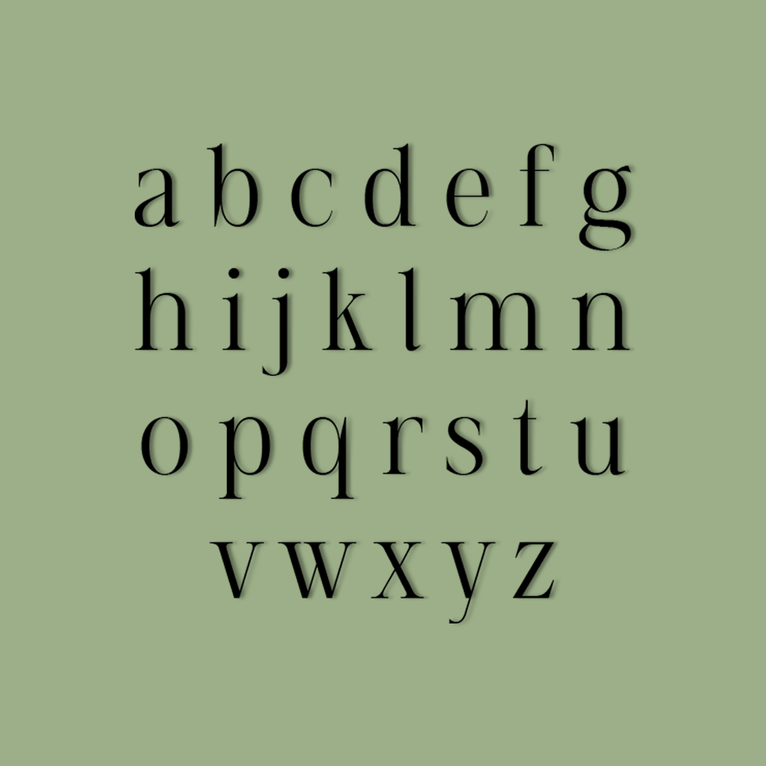 Vibewall_letters_sample_established font
