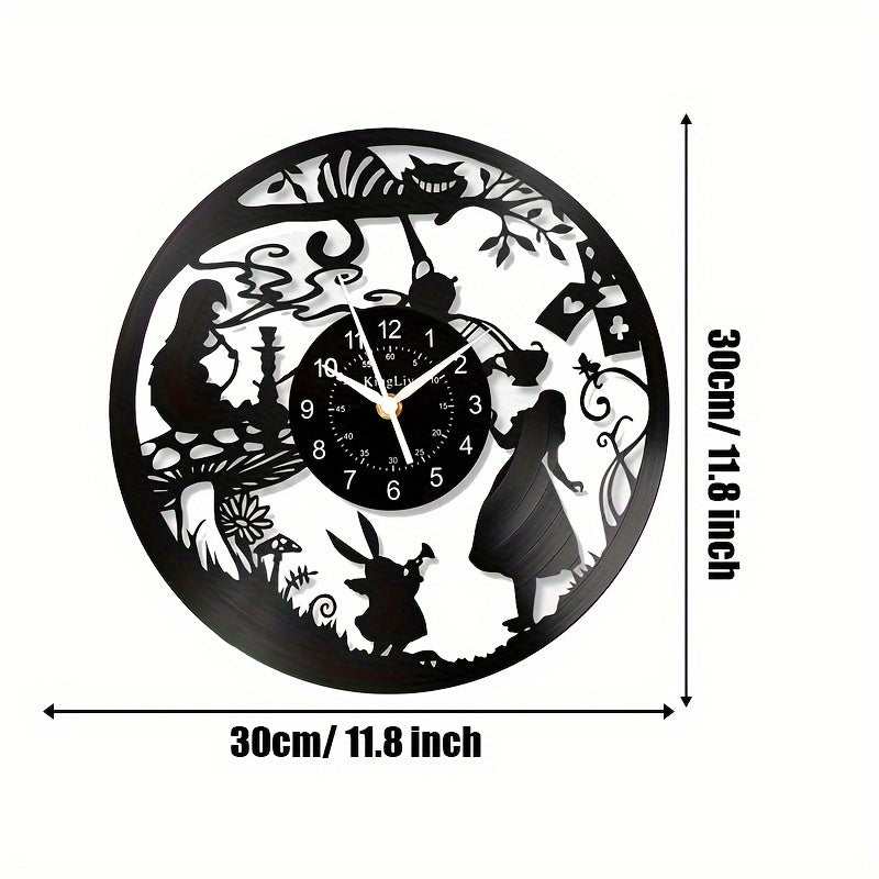 Magic Girl Dream Cute Vinyl Record Wall Clock Furniture Decoration Wall Decoration Wall Art Wall Clock